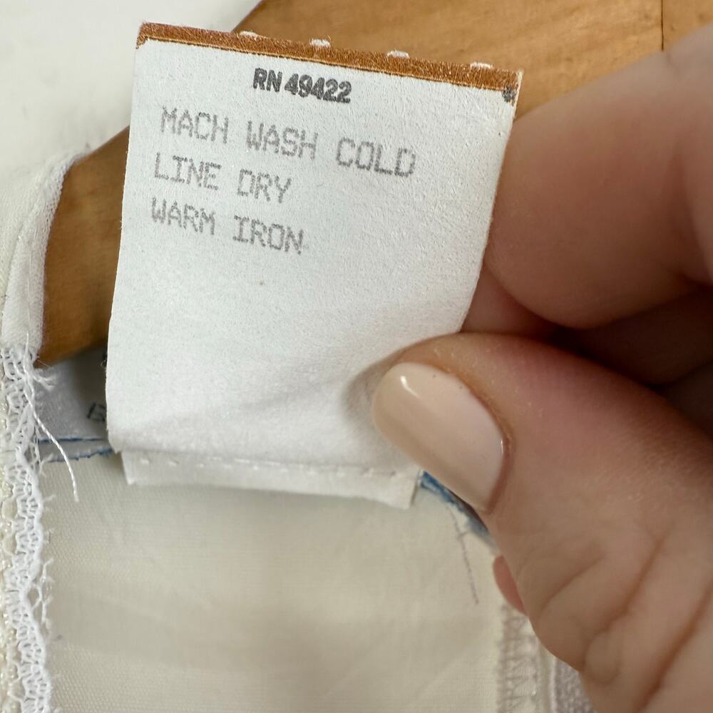 Vtg Gunne Sax by Jessica McClintock Girls Dress Sz 8 Prairie Communion Easter - Picture 8 of 8
